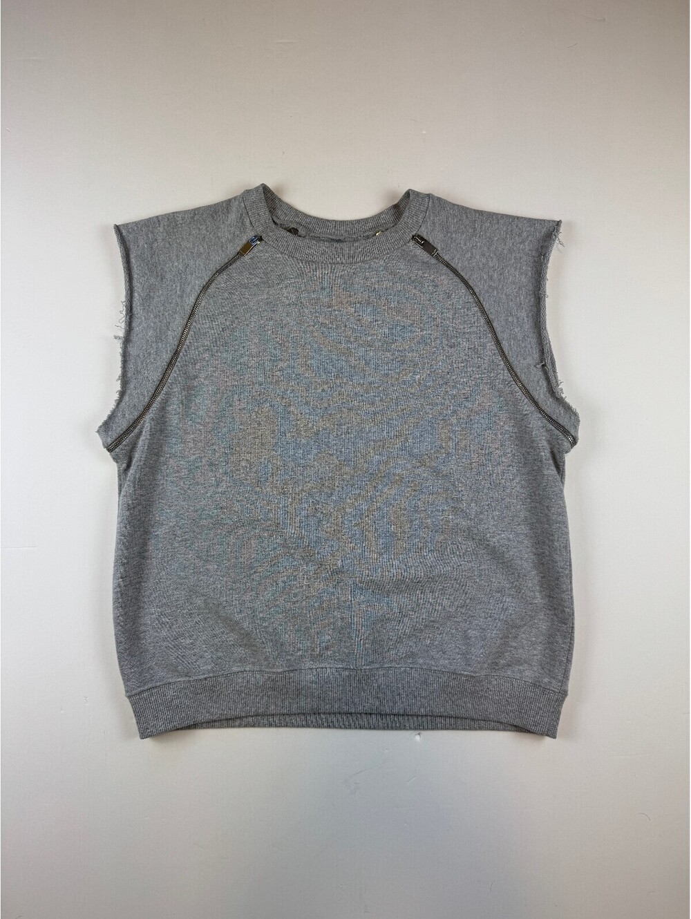 Saint Laurent 2012 Zipper Sleeveless Sweater